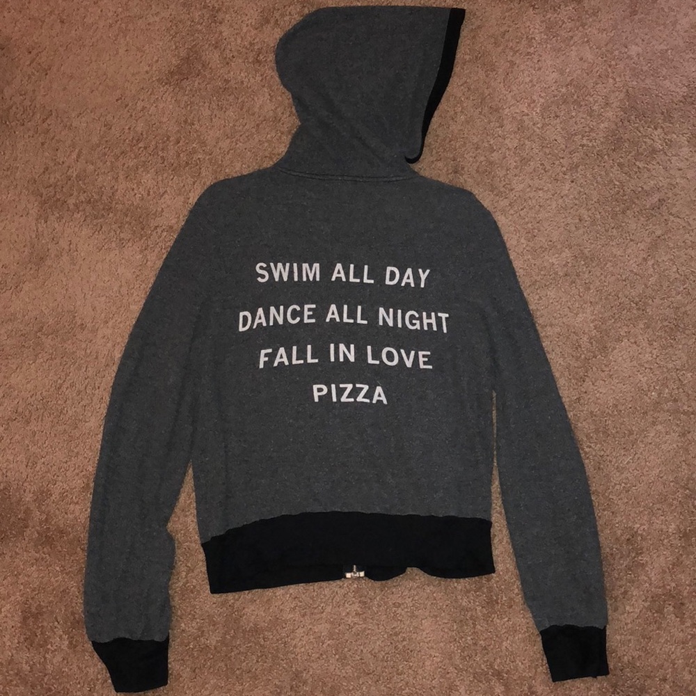 Wildfox Slouchy Hoodie, Size S, Swim All Day...